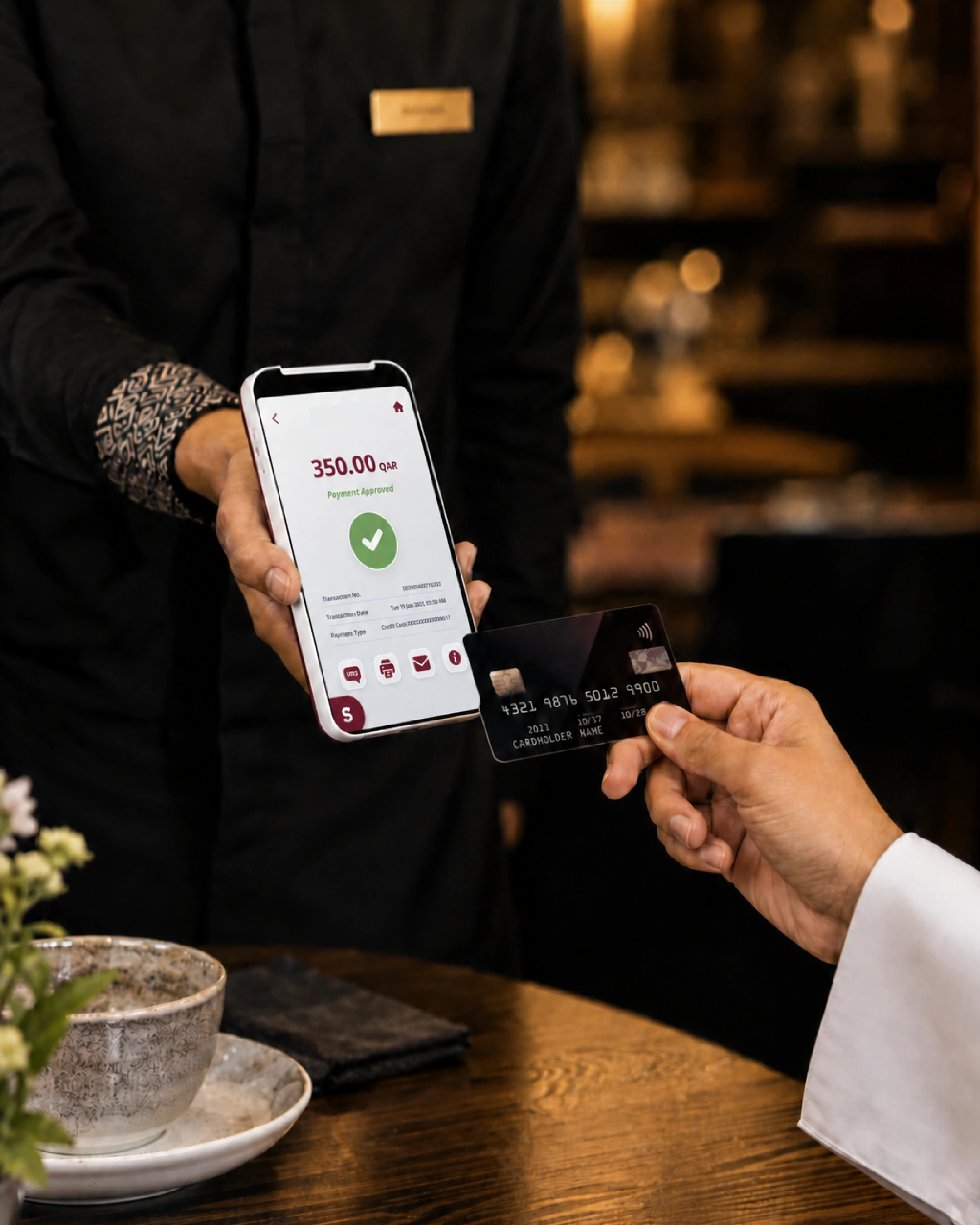 SADAD GO one-handed portable POS